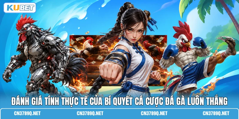 Đánh giá tính thực tế của bí quyết cá cược đá gà luôn thắng